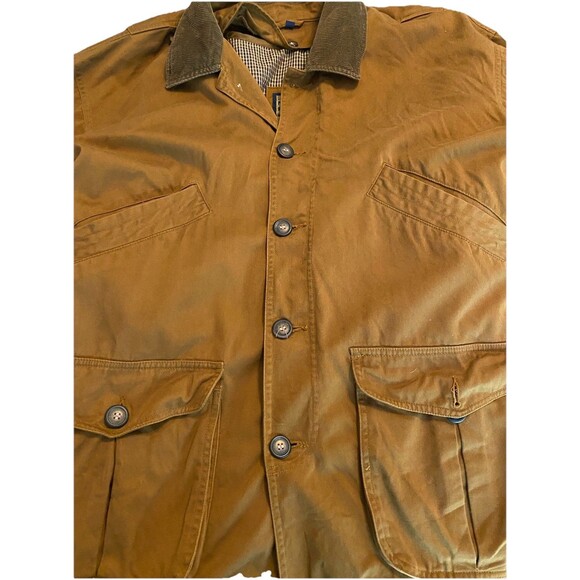 North Bay Jacket Men's SZ Med Brown Removable Lining Button Front & Sleeves - Picture 2 of 12
